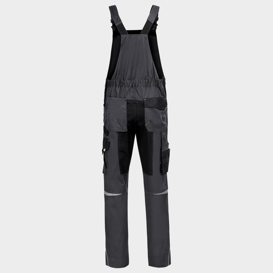 Работен полугащеризон PRISMA SPANDEX GREY/BLACK - 2 — bultex99.myshopify.com Работен полугащеризон PRISMA SPANDEX GREY/BLACK - 2