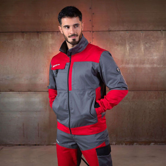 Work jacket EOS STRETCH RED/GREY - 2 — bultex99.myshopify.com Work jacket EOS STRETCH RED/GREY - 2