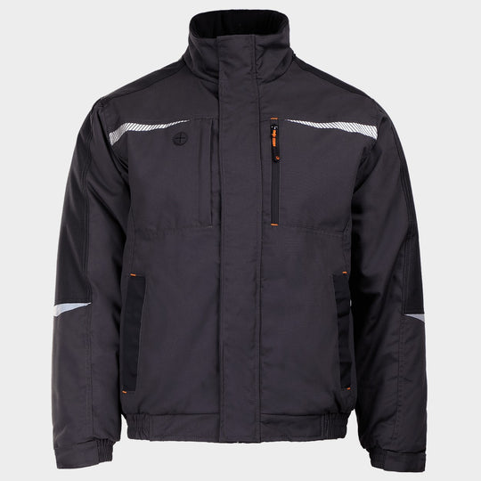 Work jacket KASTOR T/C WINTER GREY/BLACK/ORANGE - 1 — bultex99.myshopify.com Work jacket KASTOR T/C WINTER GREY/BLACK/ORANGE - 1