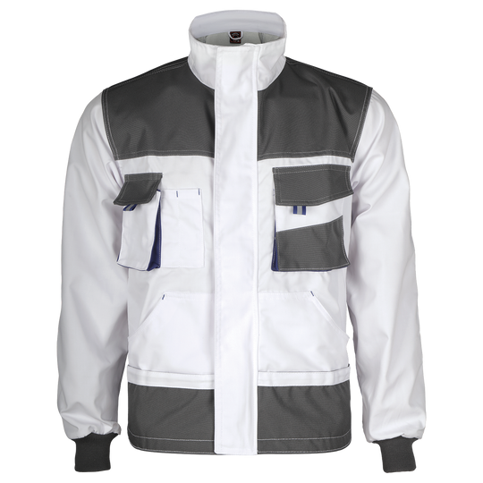 Work jacket KASTOR WHITE - 1 — bultex99.myshopify.com Work jacket KASTOR WHITE - 1