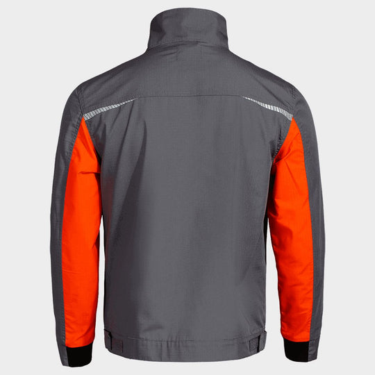 Work jacket PRISMA LIGHT STRETCH GREY/ORANGE - 2 — bultex99.myshopify.com Work jacket PRISMA LIGHT STRETCH GREY/ORANGE - 2