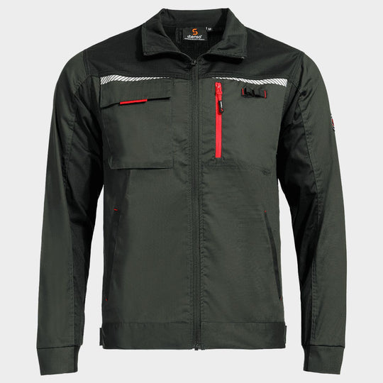 Работно яке PRISMA LIGHT STRETCH OLIVE/BLACK - 1 — bultex99.myshopify.com Работно яке PRISMA LIGHT STRETCH OLIVE/BLACK - 1