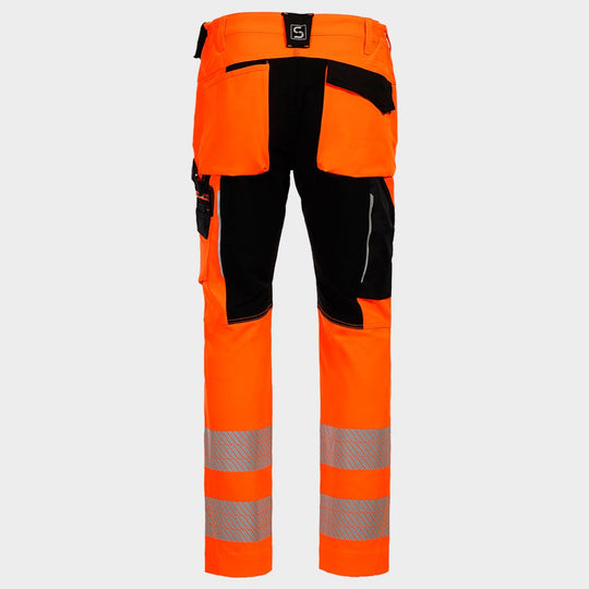 Pantaloni de lucru REVOLT HV 4STRETCH ORANGE - 2 — bultex99.myshopify.com Pantaloni de lucru REVOLT HV 4STRETCH ORANGE - 2