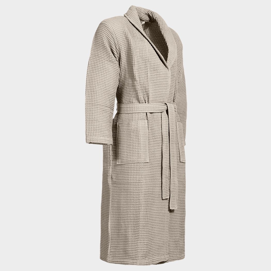 Bathrobe, waffle BU HOTEL ECRU - 4