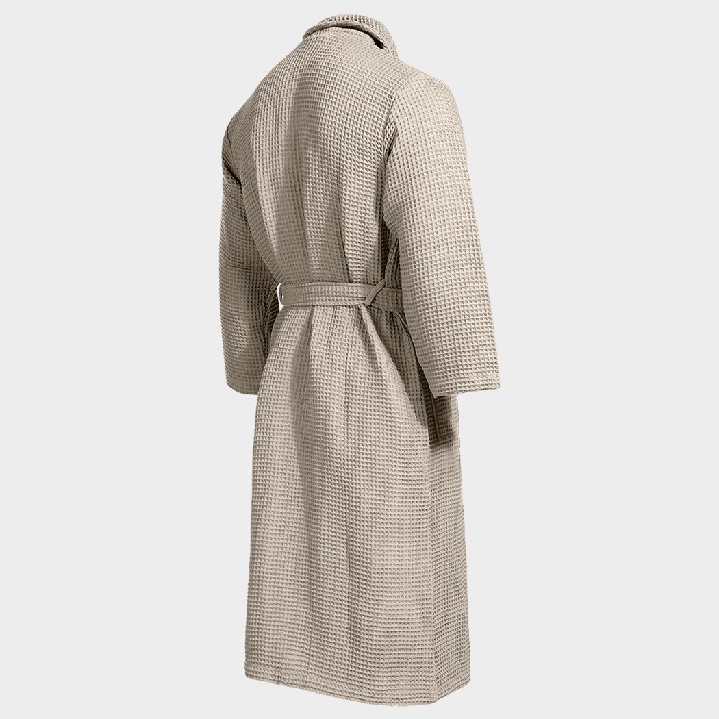 Bathrobe, waffle BU HOTEL ECRU - 5