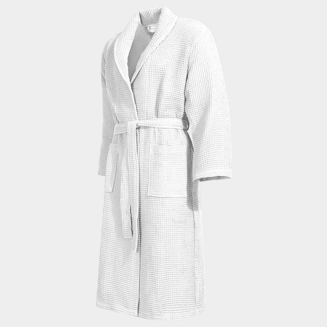 Bathrobe, waffle BU HOTEL WHITE - 3