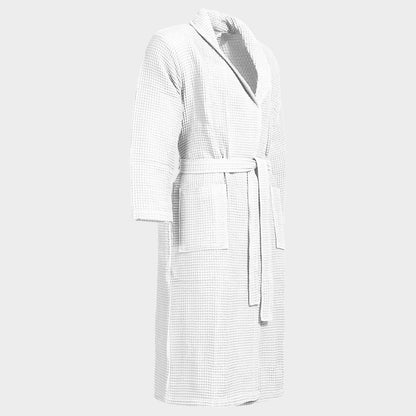 Bathrobe, waffle BU HOTEL WHITE - 4