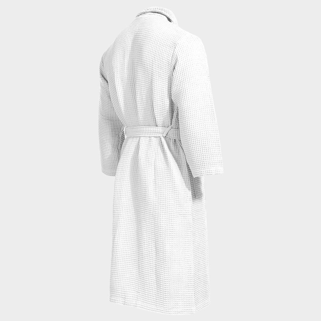 Bathrobe, waffle BU HOTEL WHITE - 5