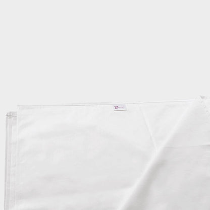 Bedsheet 180x280 cm BU RANFORCE WHITE - 5