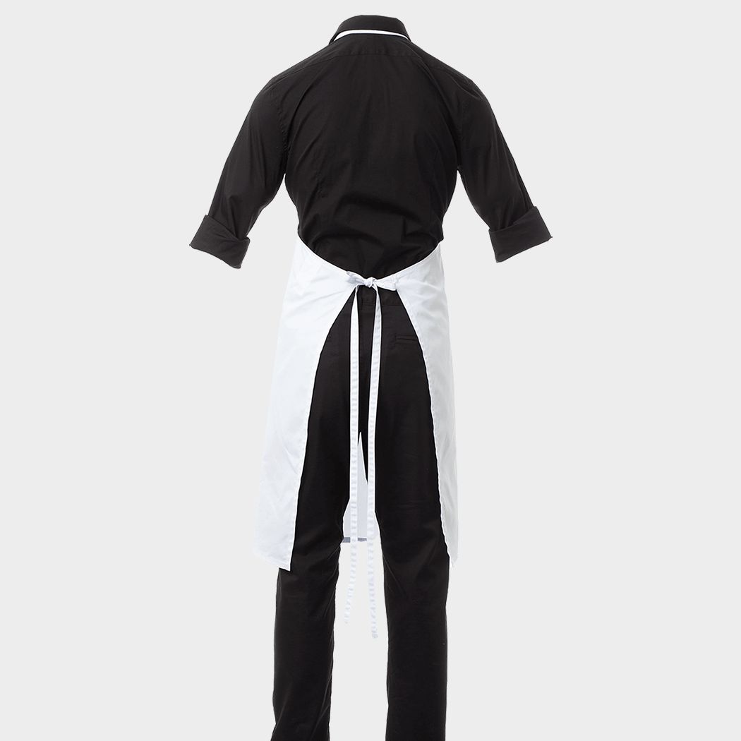 Șorț cu pieptar PAYPER BOUTIQUE WHITE - 2
