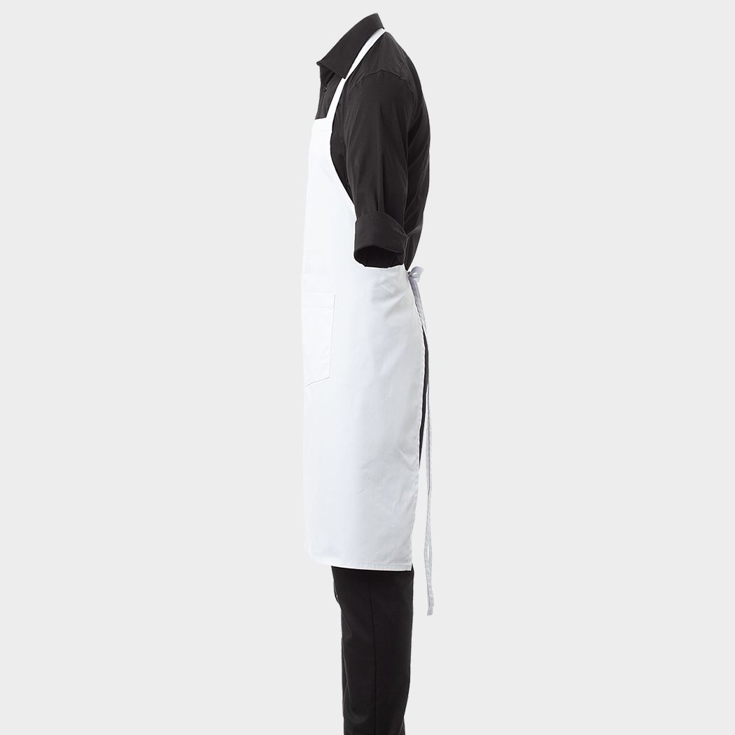 Șorț cu pieptar PAYPER BOUTIQUE WHITE - 3