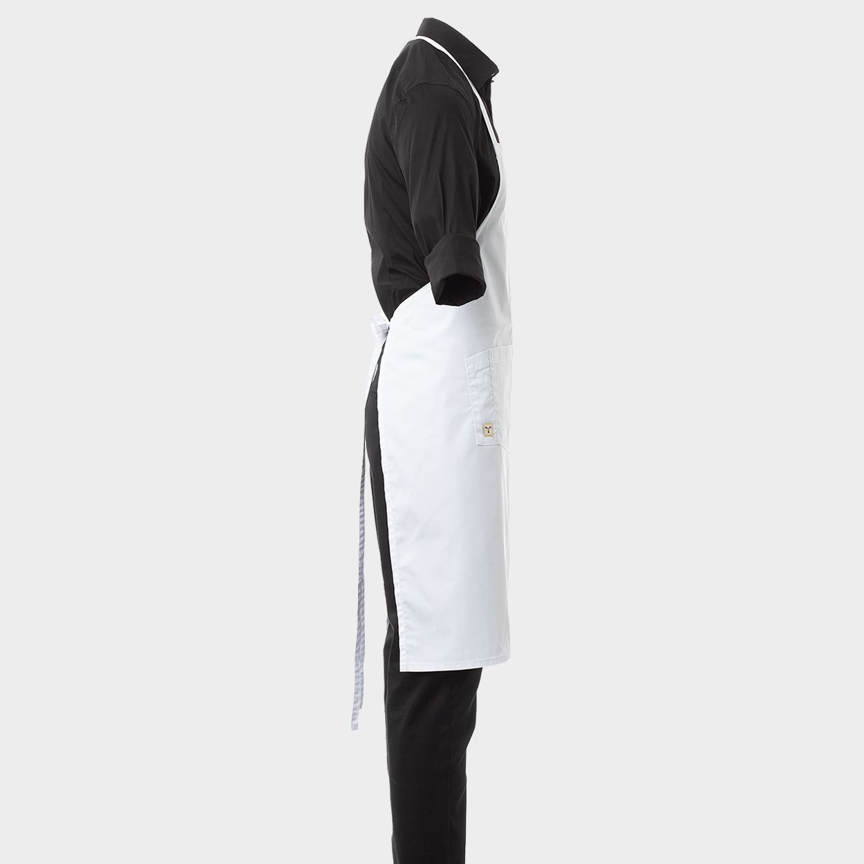 Șorț cu pieptar PAYPER BOUTIQUE WHITE - 4