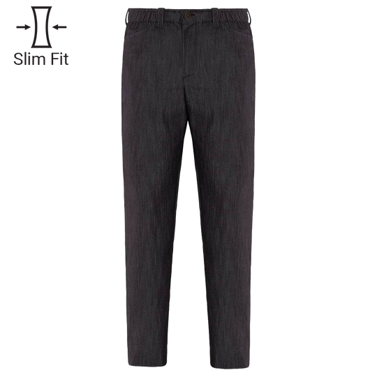 Pantaloni de bucătar GIOVE NEGRU DENIM