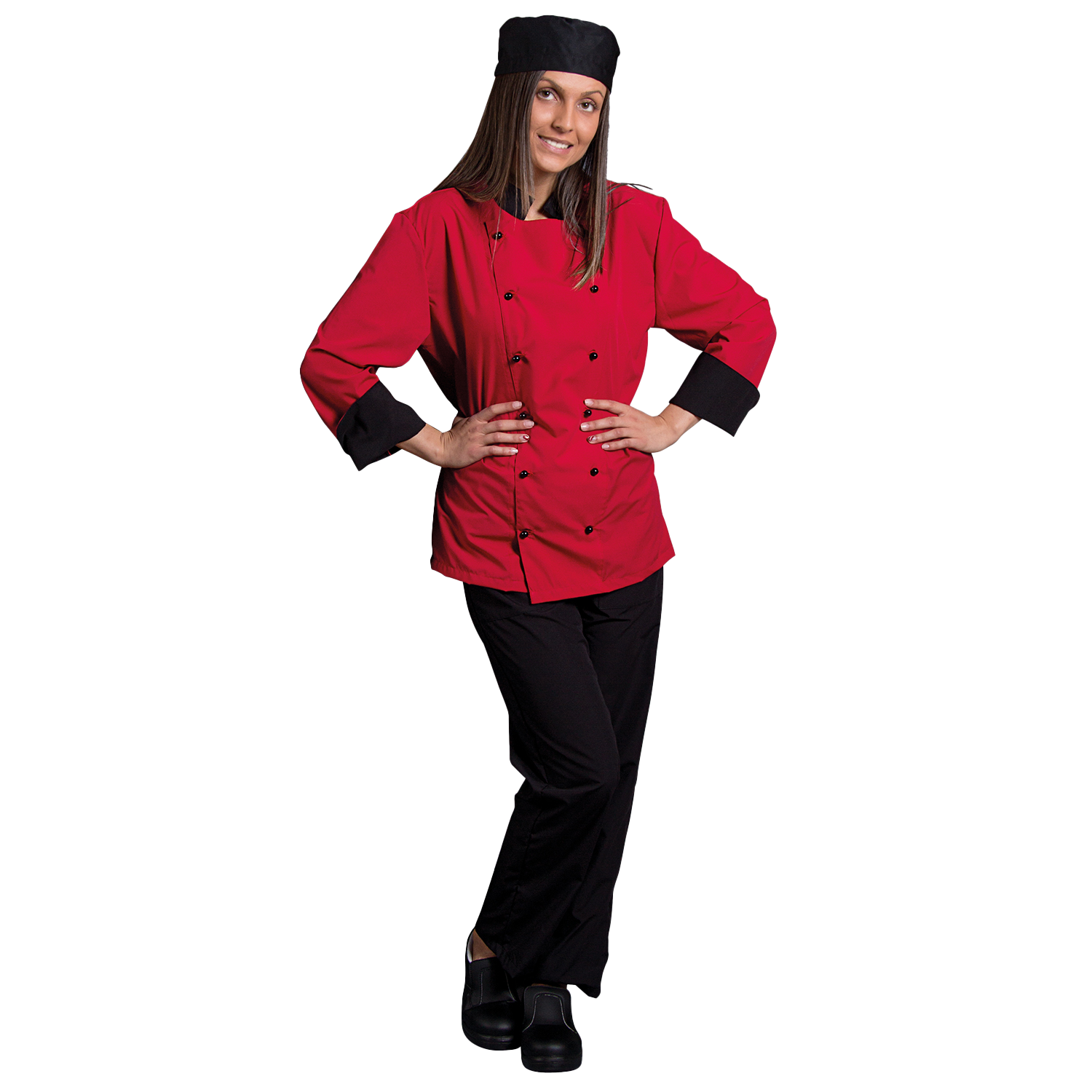 Chef's tunic NAPOLI RED - 3