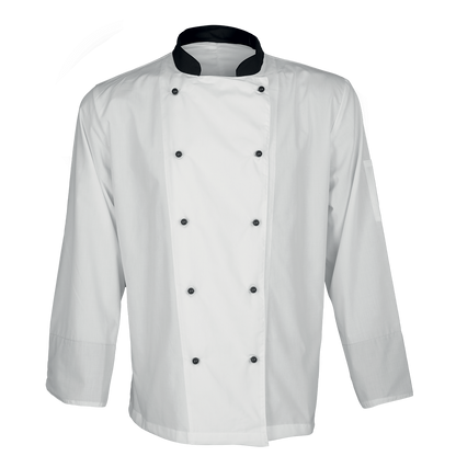 Chef's tunic NAPOLI WHITE/BLACK - 1