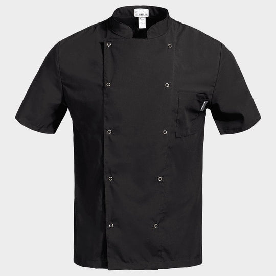 Туника за готвачи с къс ръкав NAPOLI 2.0 BLACK - 1
