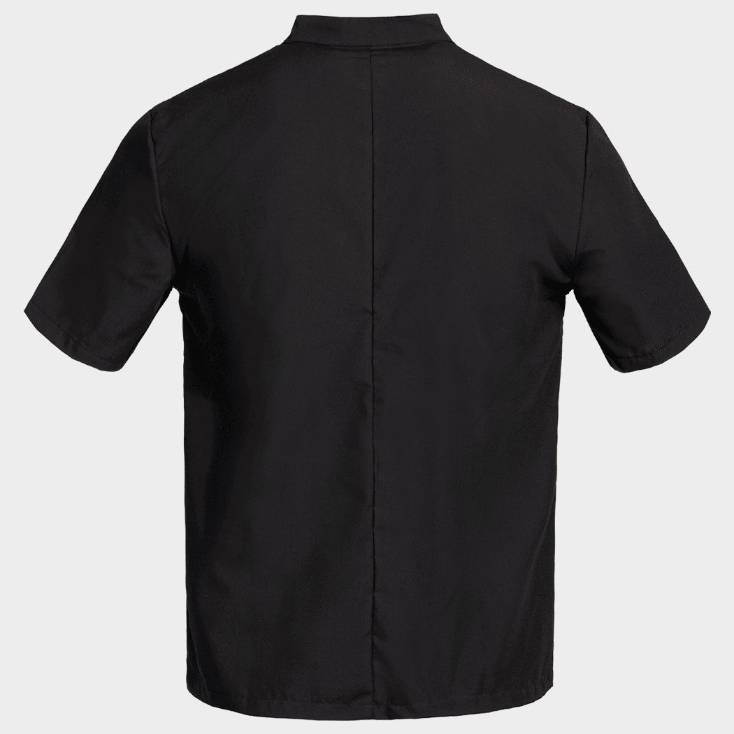 Chef's tunic with short sleeves NAPOLI 2.0 BLACK - 2