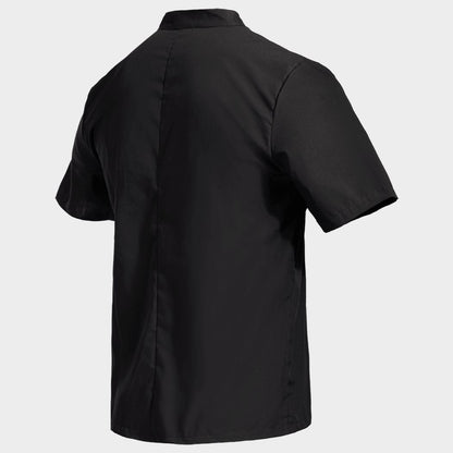 Chef's tunic with short sleeves NAPOLI 2.0 BLACK - 5