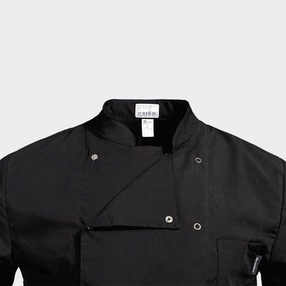Chef's tunic with short sleeves NAPOLI 2.0 BLACK - 6