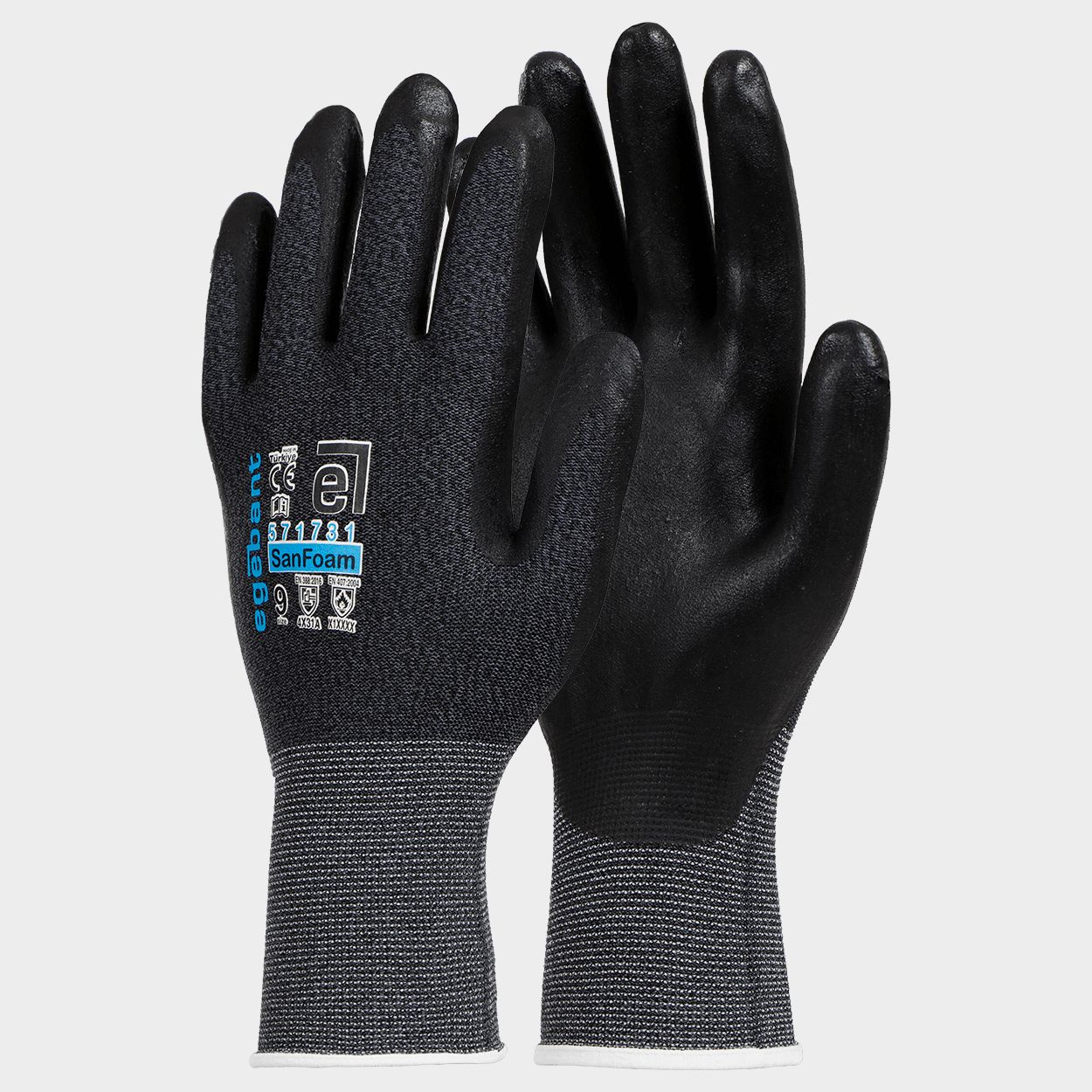 Cut-resistant gloves dipped in nitrile foam EGEBANT SANFOAM - 5