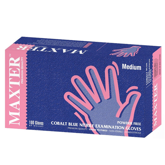 Еднократни ръкавици от нитрил MAXTER NITRILE PF - 100 бр.