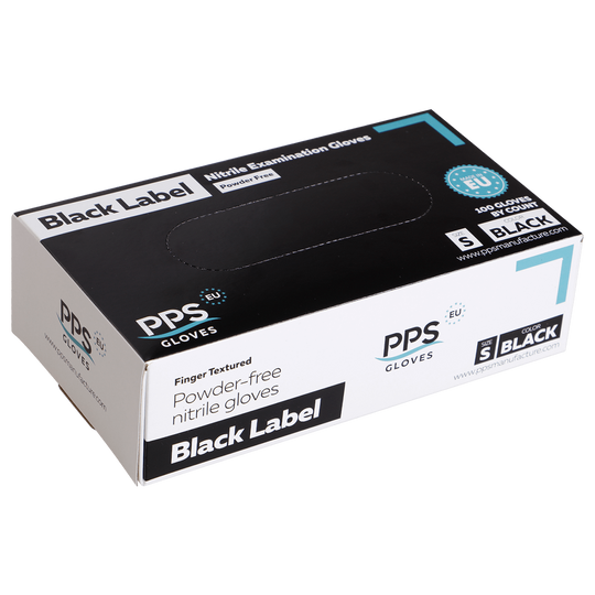 Еднократни ръкавици от нитрил PPS NITRILE BLACK PF