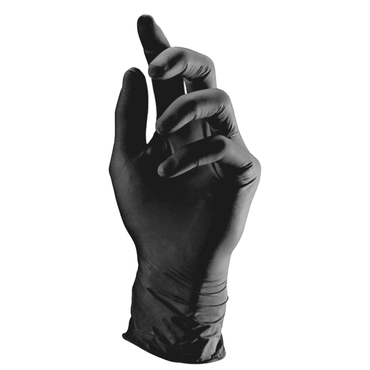 Disposable nitrile gloves - 100 pcs. SEMPERGUARD NITRILE XPERT BLACK - 2