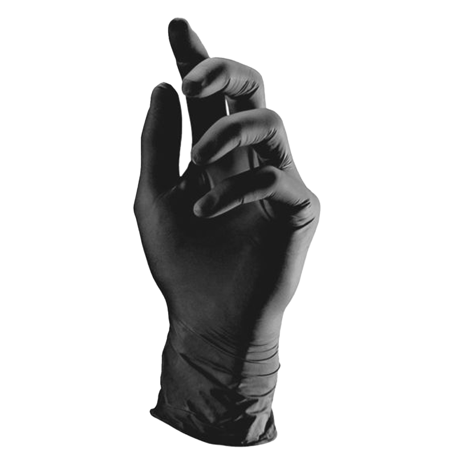 Disposable nitrile gloves - 100 pcs. SEMPERGUARD NITRILE XPERT BLACK - 2