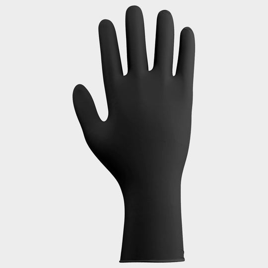 Γάντια νιτριλίου μιας χρήσης PPS NITRILE BLACK PF 5.5G - 2