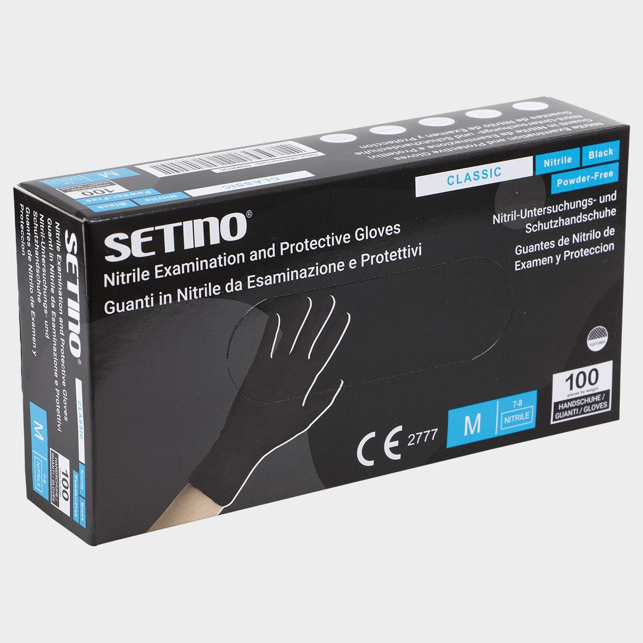 Disposable nitrile gloves SETINO NITRILE BLACK - 1