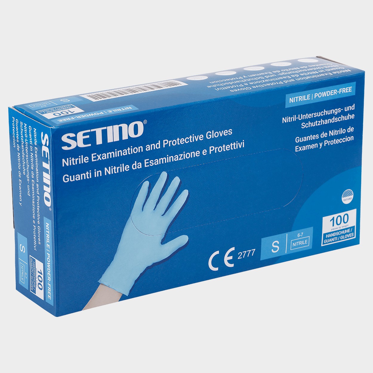Disposable nitrile gloves SETINO NITRILE BLUE - 1
