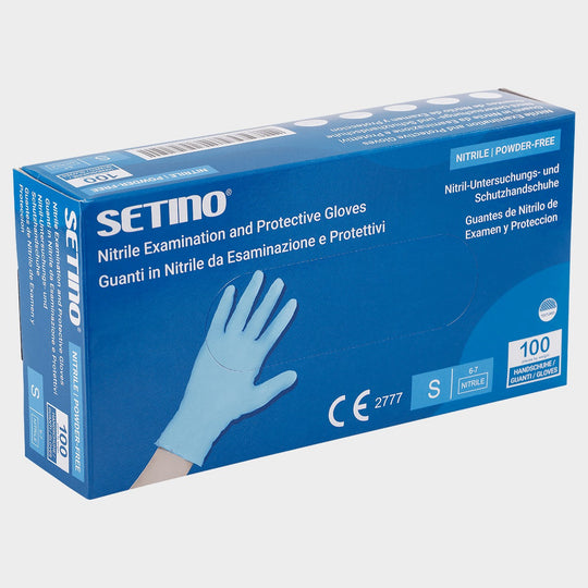 Disposable nitrile gloves SETINO NITRILE BLUE - 1