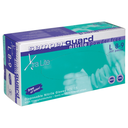 Disposable nitrile gloves - XL - 180 pcs. SEMPERGUARD NITRIL XTRALITE - 1