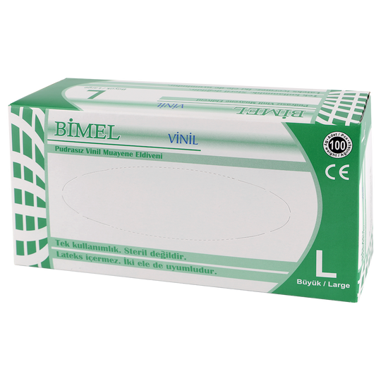Еднократни ръкавици от винил BIMEL VINYL PF - 100 бр.