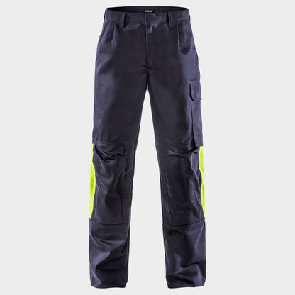 Flame-resistant welding work trousers FRISTADS FLAME WELDING DARK BLUE - 1