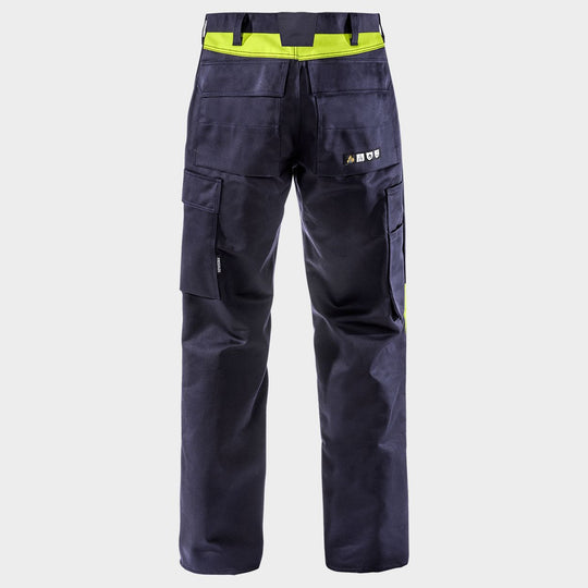 Flame-resistant welding work trousers FRISTADS FLAME WELDING DARK BLUE - 2