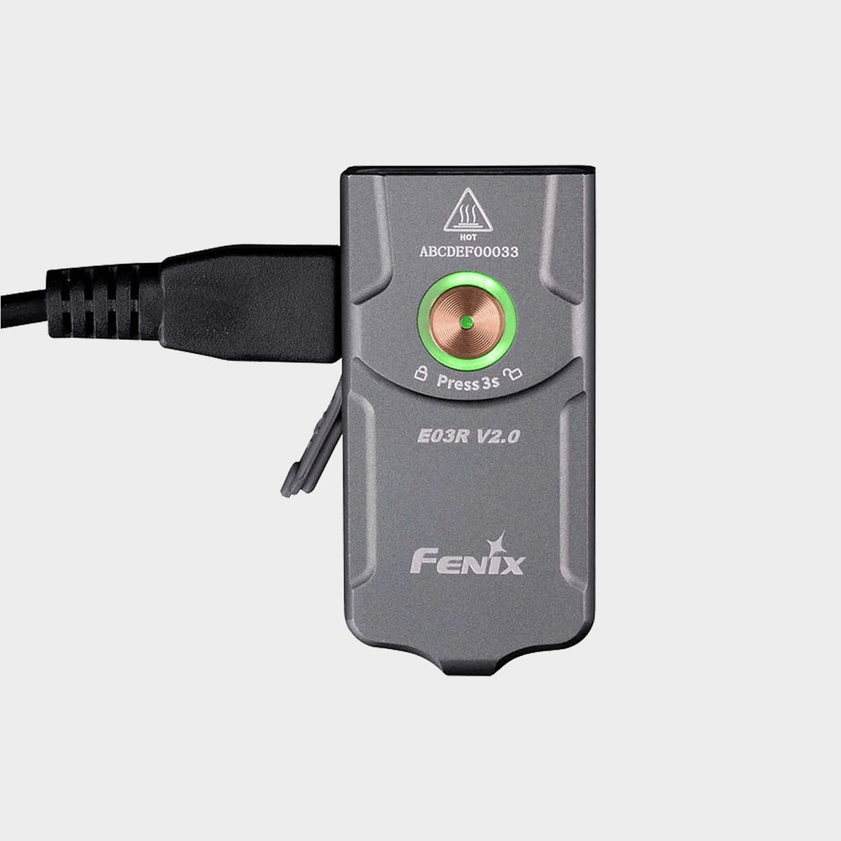 Lanternă breloc FENIX E03R V2.0 - 2