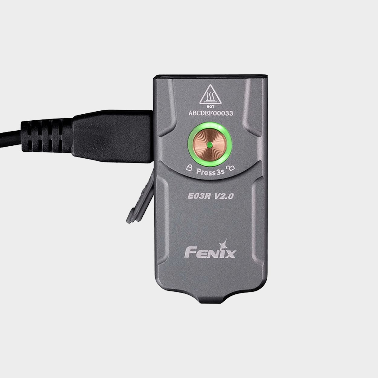 Lanternă breloc FENIX E03R V2.0 - 2