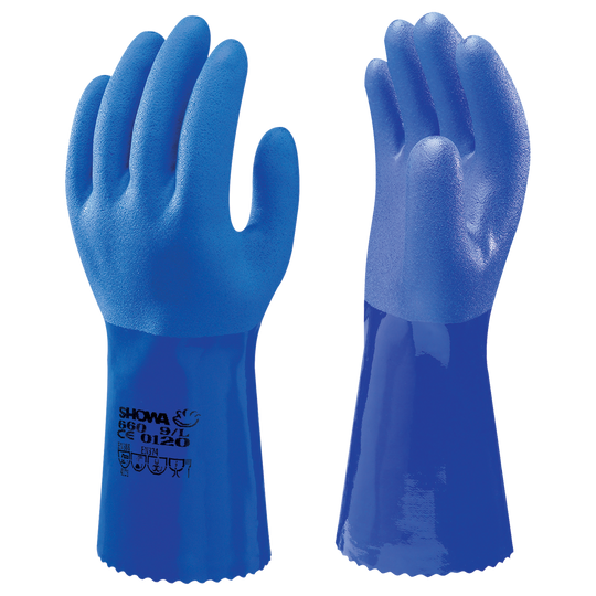 Ръкавици от PVC SHOWA 660 - 30 см.