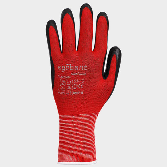 Gloves dipped in nitrile foam EGEBANT SANFOAM - 1