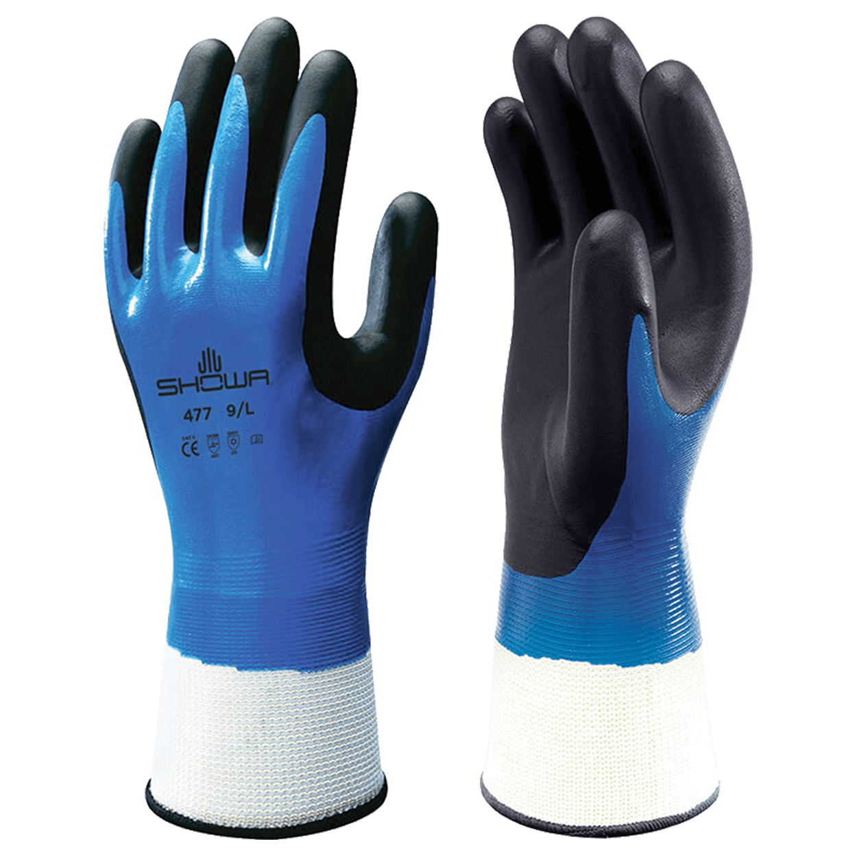 Heat resistant gloves nitrile dipped SHOWA 477
