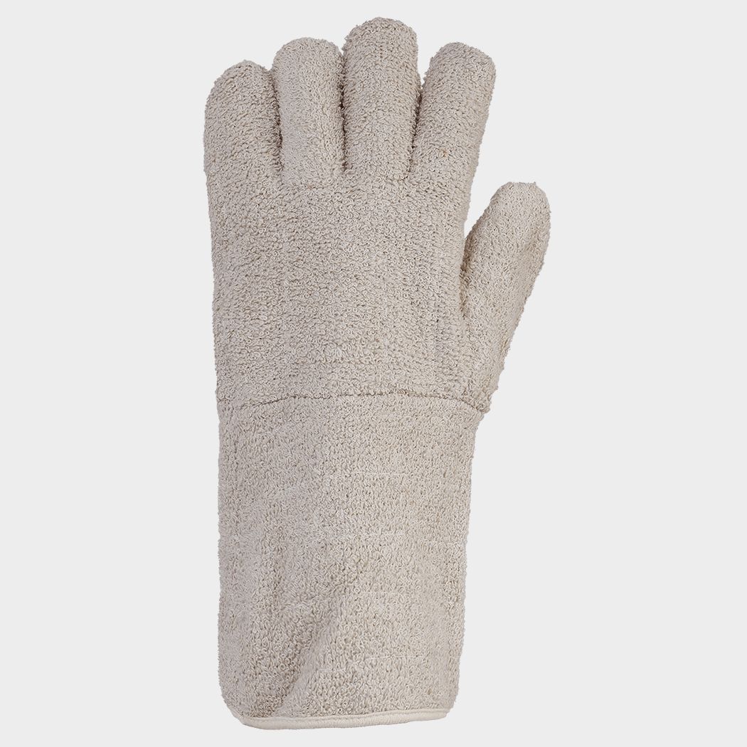 Heat-resistant gloves with additional lining TERRY LONG - 2