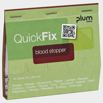Hemostatic plasters PLUM QUICKFIX REFILL - 4