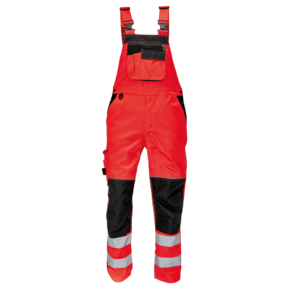 High visibility bib pants KNOXFIELD HV