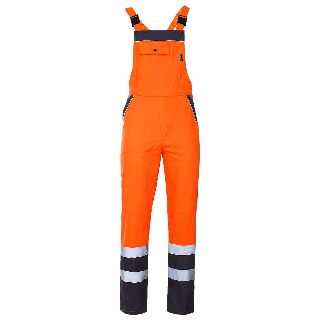 High visibility bibpants COLLINS SUMMER HV ORANGE - 1