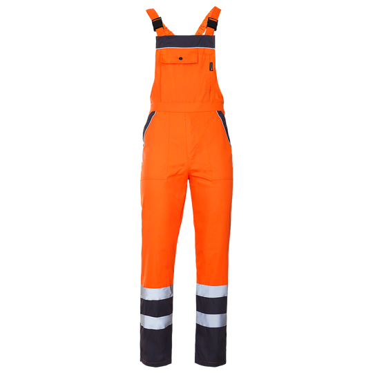 High visibility bibpants COLLINS SUMMER HV ORANGE - 1
