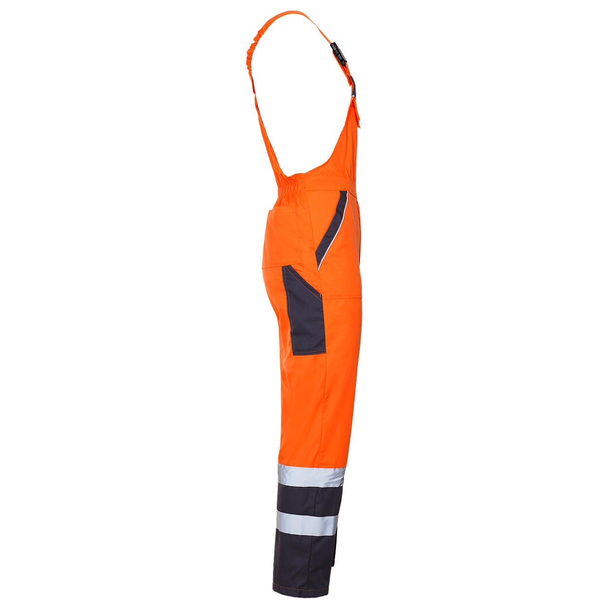 High visibility bibpants COLLINS SUMMER HV ORANGE - 3
