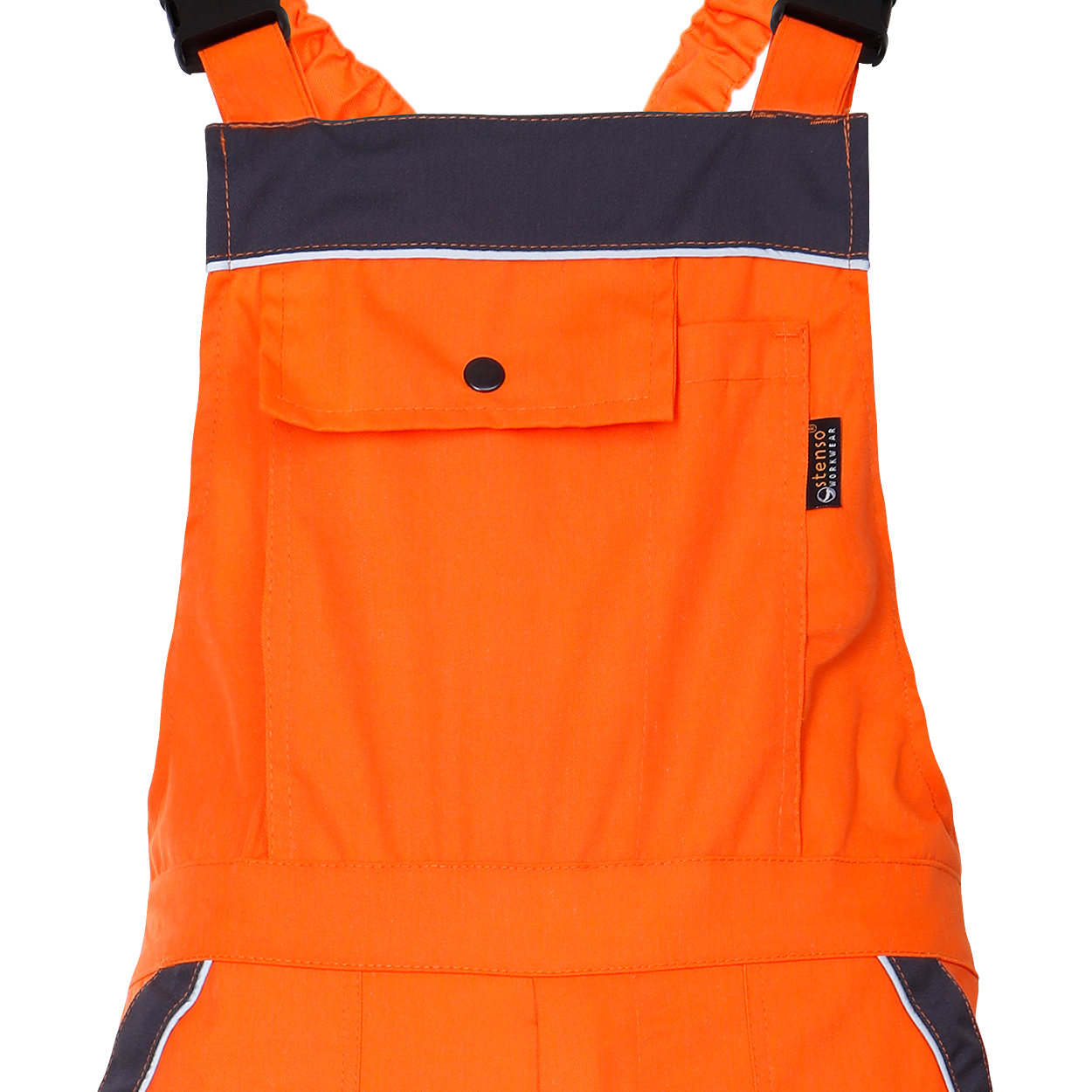 High visibility bibpants COLLINS SUMMER HV ORANGE - 5