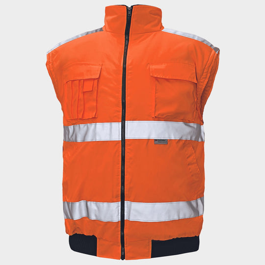 Μπουφάν υψηλής ορατότητας CLOVELLY HV ORANGE - 2