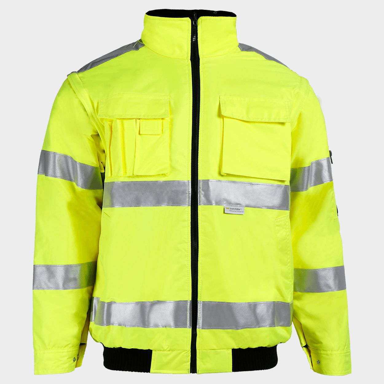 Jachetă reflectorizanta GROVER HV YELLOW - 1